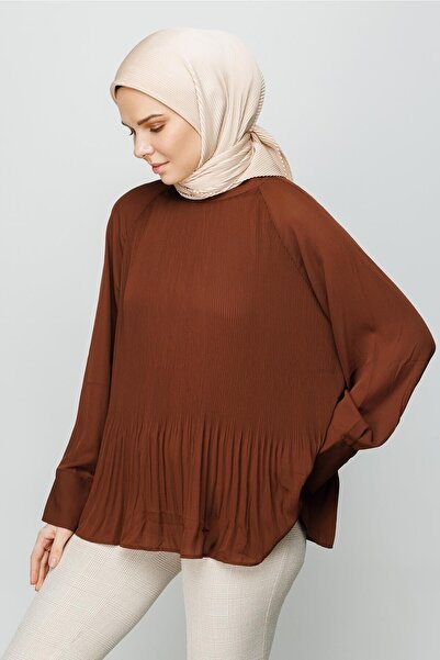 Mooncorn Vanillin Pleated Scarf