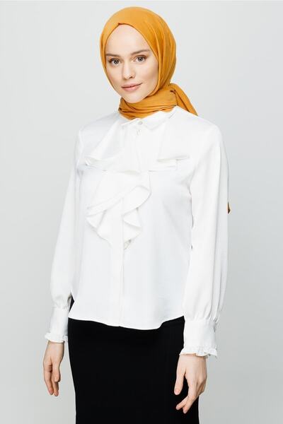 Mooncorn Saffron Cotton Scarf Shawl