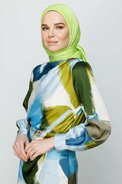 Mooncorn Φουλάρι με πράσινη πιέτα φιστίκι