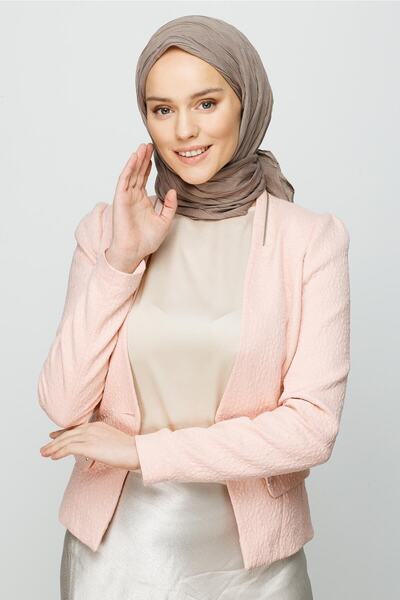 Mooncorn Φουλάρι μπαμπού με πλισέ βιζόν