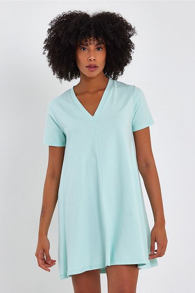 ALEXANDERGARDI V-Neck Tunic Dress (b23-002100)