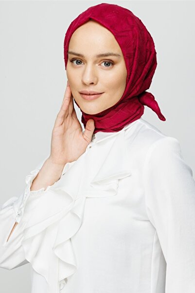 Mooncorn Magenta Pleated Bamboo Shawl