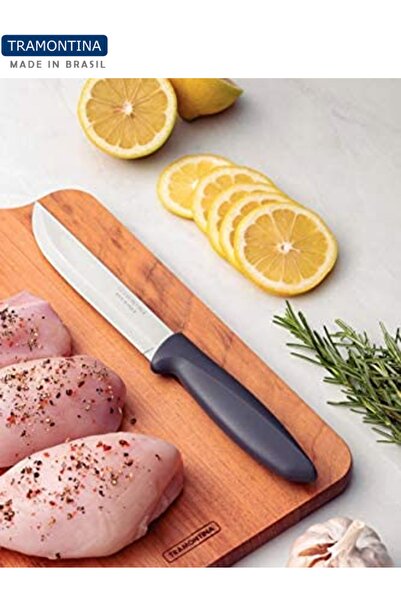 TRAMONTINA 6 Pieces Green Laser Cutting Steak and Fruit Knife - 22.5cm