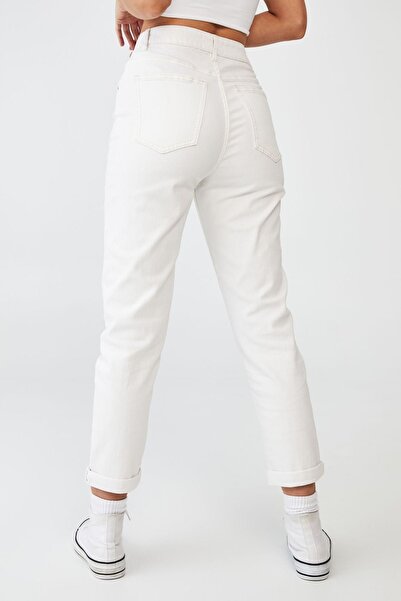 Geppetto White Mom Jean Jeans