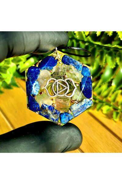 Singincraft قلادة العين الثالثة شقرا أورجونيت (منتجات التصميم اليدوية)