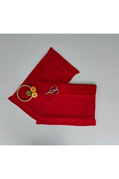 mihriban 2-комплект канва, вишивка, бахрома, атласна вишивка, оксамитовий рушник, з мамою і дочкою