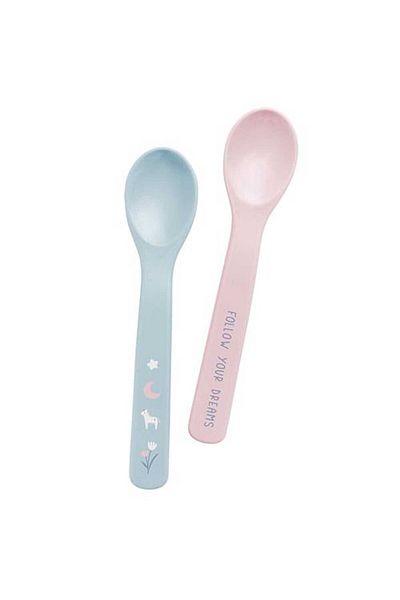 Stephen Joseph Unicorn Patterned Silicone Feeding Spoon - Set of 2 6 Months+