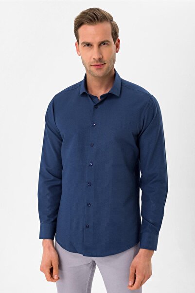 SÜVARİ Кутовий манжет, вузький крій, сорочка з армурою