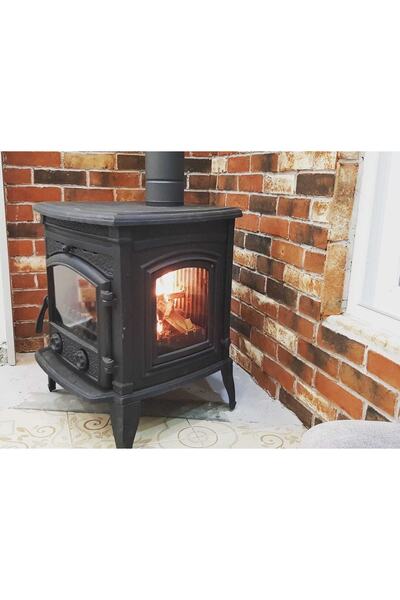 flamestove Sirius Ultra 3 Camlı Şömine Döküm Soba