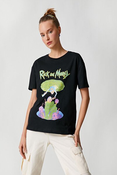 Koton Γυναικείο Μαύρο T-Shirt 3SAL10029IK