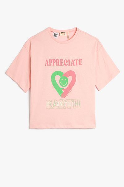 Koton Girl's Pink T-Shirt