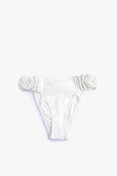 Koton Off-White-Bikinihose für Damen