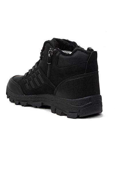 XStep Ανδρικές μαύρες καθημερινές μπότες πεζοπορίας