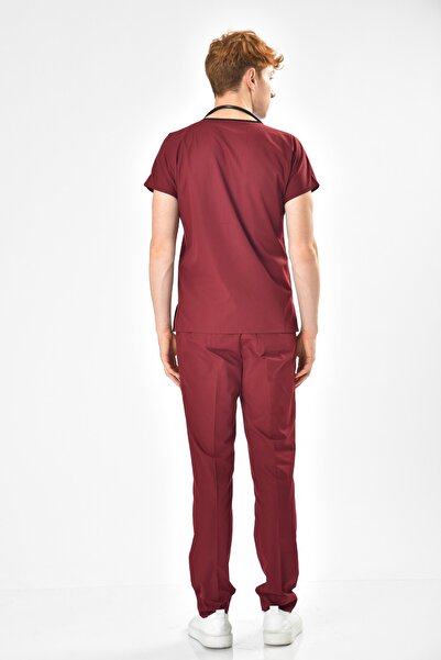 Owlet Medikal Maroon Surgical Uniform Set