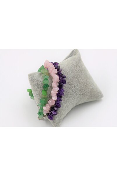 MYTAKIAĞACIMFH حجر الجمشت - حجر افينتورين - حجر الكوارتز الوردي - سوار من الح...