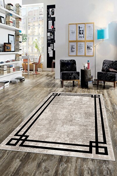 Thalia Home Kaymaz Taban Yıkanabilir Leke Tutmaz Bej Mutfak Halısı Yolluk Sal...