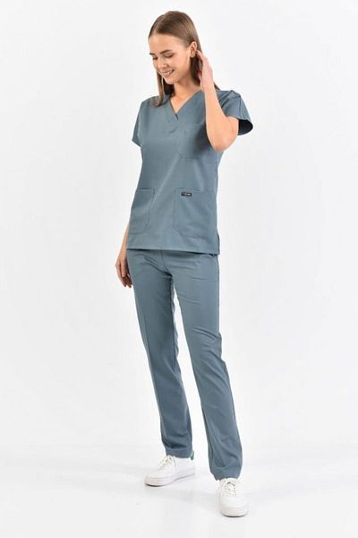 Owlet Medikal Costum chirurgical albastru antracit Lycra