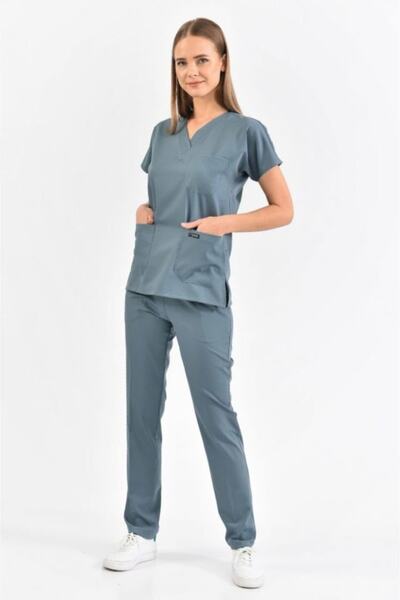 Owlet Medikal Costum chirurgical albastru antracit Lycra