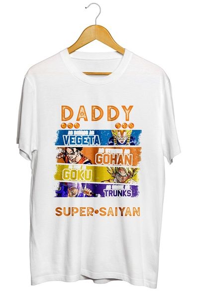 karikatürstore Daddy Dragonball Daddy You Are My Favorite Super Saiyan Funny Vegeta Goku Gohan Trunks Fathers Day