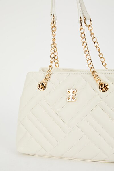 Pierre Cardin Ecru Damen-Umhängetasche 05PO23Y1740