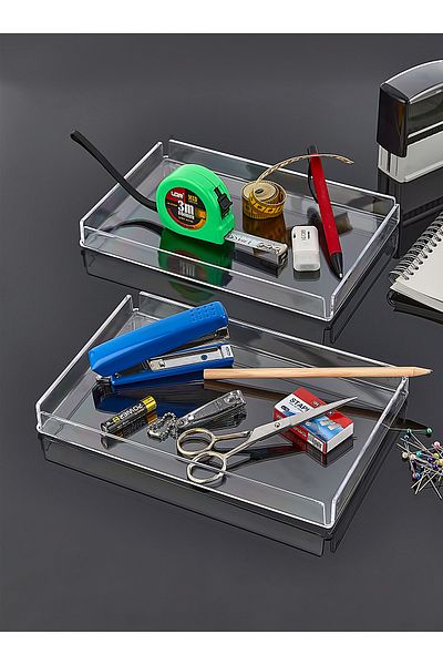ASlife Home 2 Organizer Makeup Organizer Presentation Tray