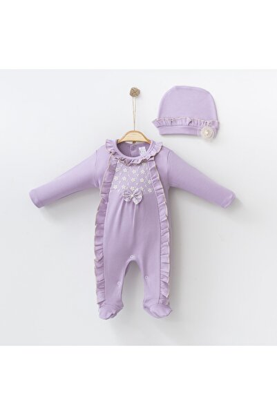 OTTO BABY Kız 3-6-9-12 Ay Fırfırlı Güllü Tulum