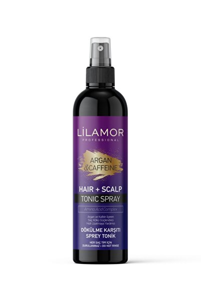 Lilamor Keratin+argan+biotin & Caffeine Dökülme Karşıtı Hızlı Uzamaya Yardımcı Tonik Sprey 250 Ml X3 Adet