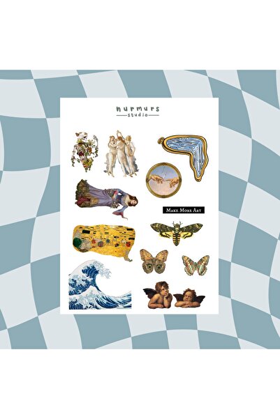 Nurmurs Sanat Sticker Seti2- Laptop Tablet Telefon Planner - Ajanda - Bullet ...