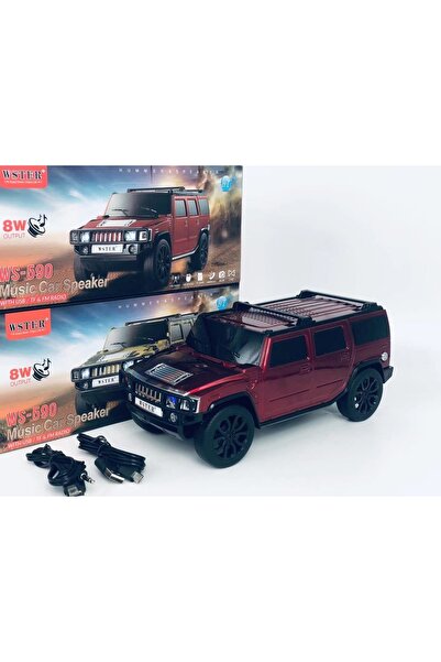 JUNGLEE Ws-590 Hummer Oto Tasarımlı Bluetooth Hoparlör Sd Kart Usb Fm Radyolu...