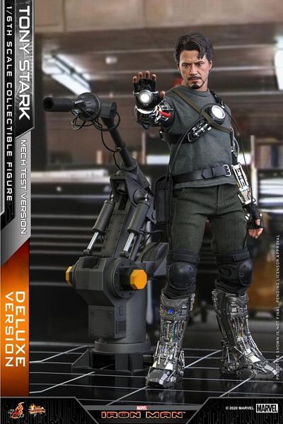 Hot Toys شخصية توني ستارك (إصدار اختبار ميكانيكي فاخر) بمقياس ستة -906793 - Mms582 - كاريكاتير مارفل