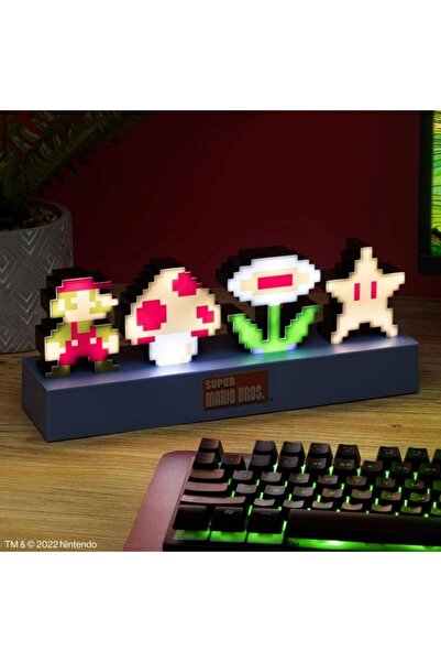 Paladone Süper Mario Bros Simgeleri Işık