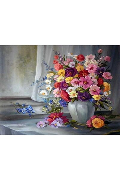 OzanTuhafiye Hı Stone 5d Elmas Boncuk Taş Işleme Mozaik Goblen Kit 50x40cm Gc...