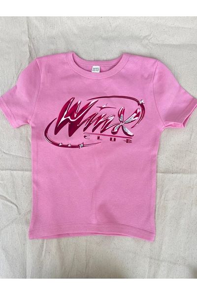 Planet Butik Winx Club Pink Crop