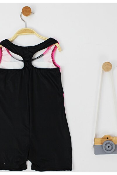 TRENDİMİZBİR Girl's Swimsuit with Swim Shorts Yşkçm
