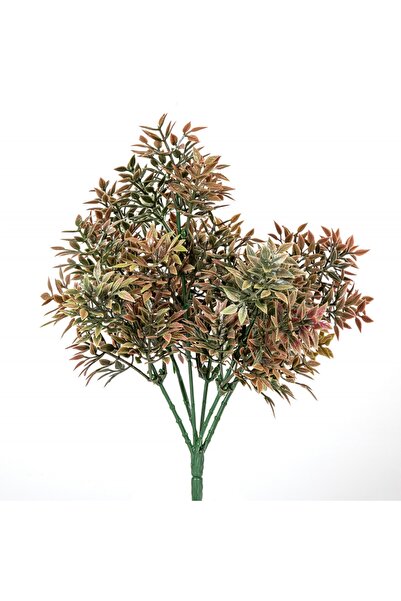 Herdekora Basilă artificială maro 35 cm. Protecție UV - Compatibil în exterior