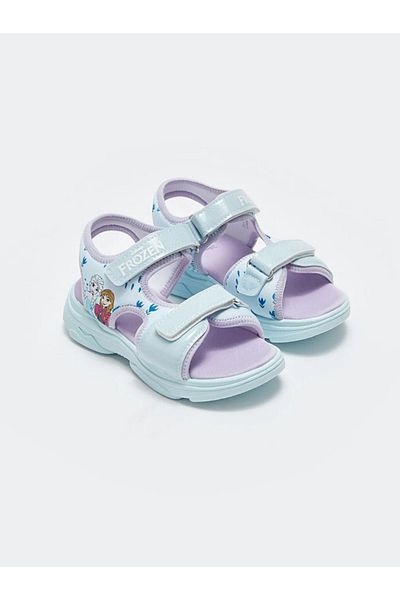 LC Waikiki Sandale pentru fete Lcw Steps Frozen cu licență Velcro