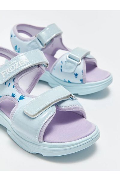 LC Waikiki Sandale pentru fete Lcw Steps Frozen cu licență Velcro