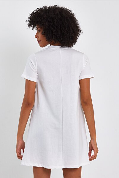 ALEXANDERGARDI V Yaka Tunik Elbise (b23-002100)