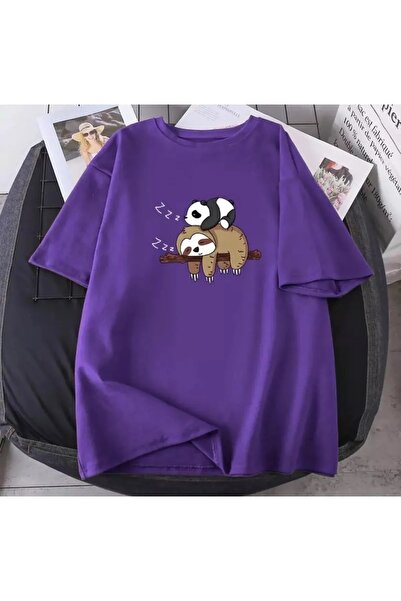 Machetta Παιδικό μπλουζάκι με στάμπα Panda Koala Oversize