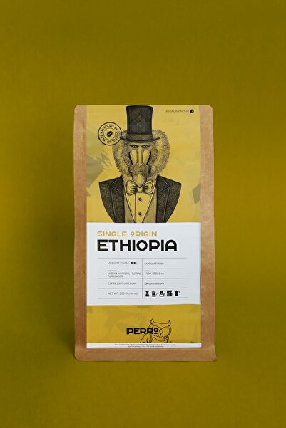 Perro Coffee Etiyopya Single Origin Öğütülmüş Filtre Kahve 200 gr Ethiopia