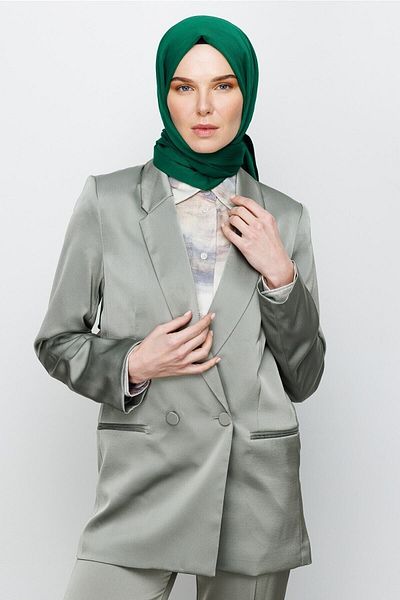 Mooncorn Σκούρο Benetton Πράσινο Κρίνκλ Μεδινέ Σαλί