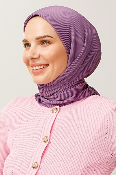 Mooncorn Lavender Pleated Scarf