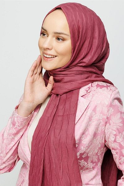 Mooncorn Σαλιάρα από πλισέ μπαμπού Dusty Rose