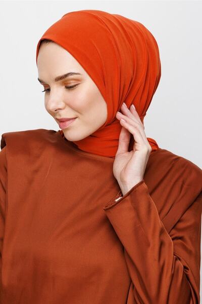 Mooncorn Şal de culoare cărămidă