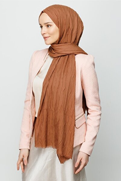 Mooncorn Mocha Pleated Bamboo Shawl