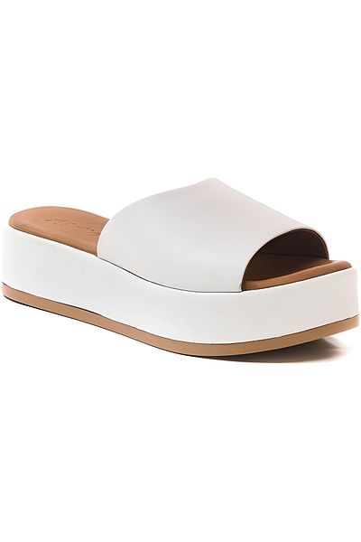 ERNİLA Women's Leather Slippers Genuine Leather