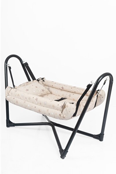 Mysticome Neptün Pamuklu Bebek Hamak Kahverengi