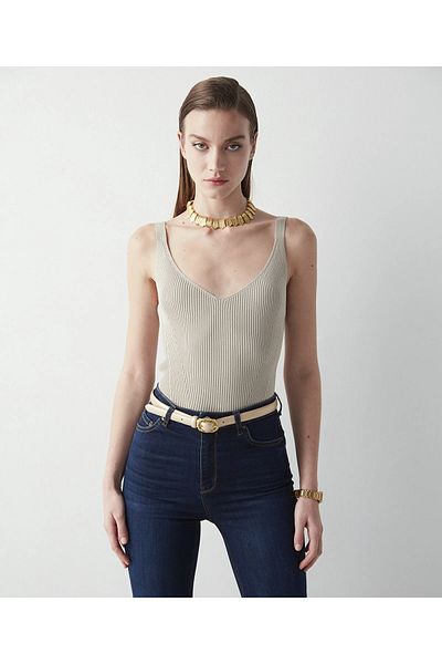 Geppetto Γυναικείο τζιν παντελόνι Le Lis με ψηλόμεσο Flare Leg Non-Fading