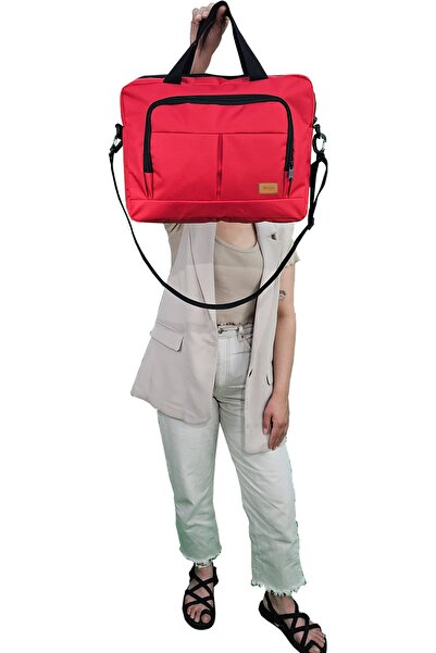 woys Τσάντα φορητού υπολογιστή 15.6 Κόκκινο χρώμα Τσάντα φορητού υπολογιστή