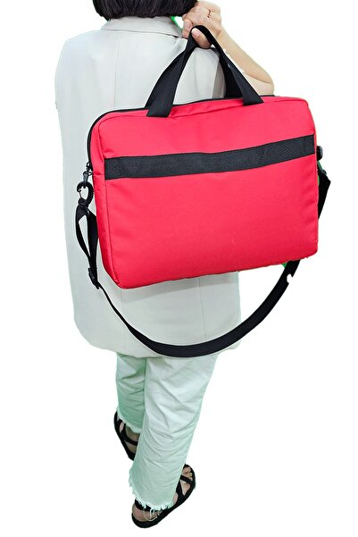 woys Τσάντα φορητού υπολογιστή 15.6 Κόκκινο χρώμα Τσάντα φορητού υπολογιστή